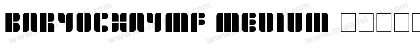 BarYochayMF Medium字体转换